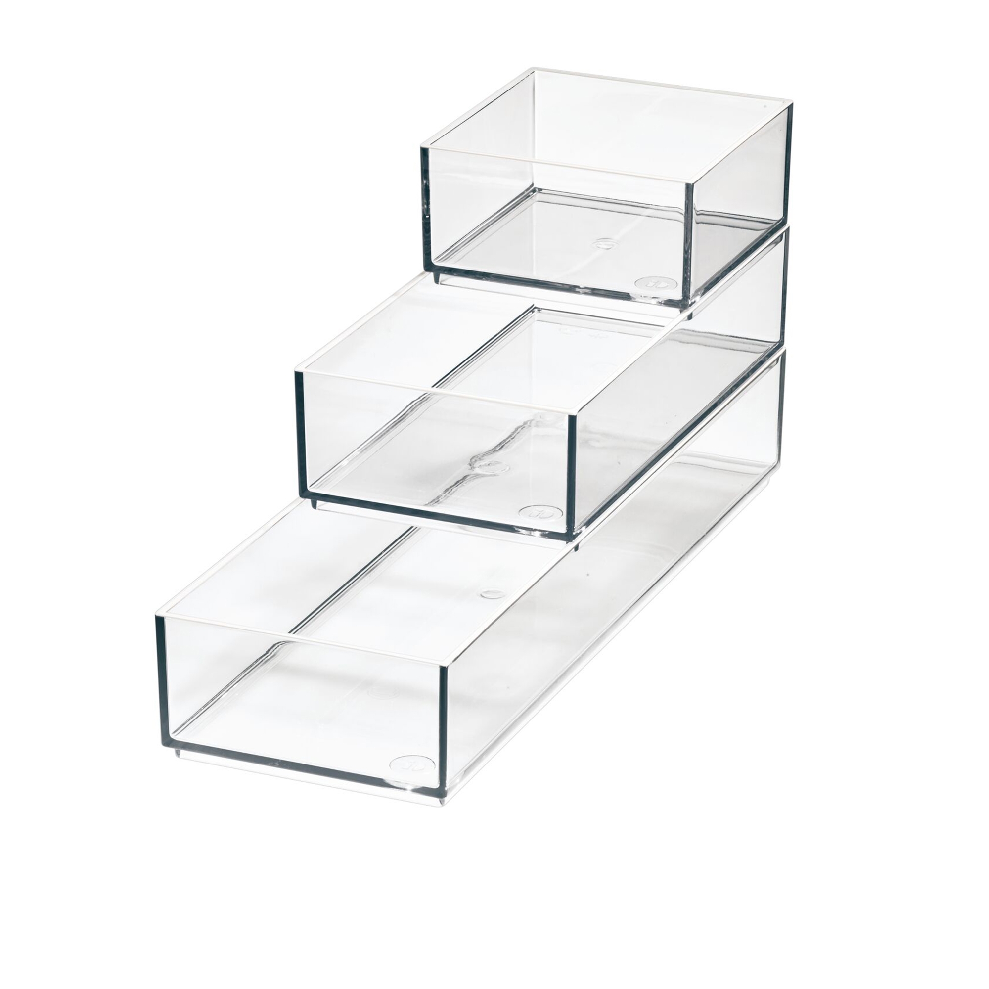 Sarah Tanno by iDesign Stak and Slide Cosmetic Organizer Clear Image 1