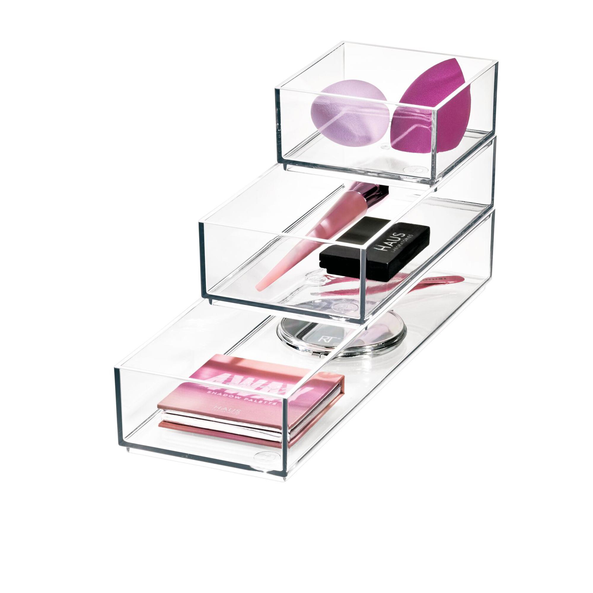 Sarah Tanno by iDesign Stak and Slide Cosmetic Organizer Clear Image 5