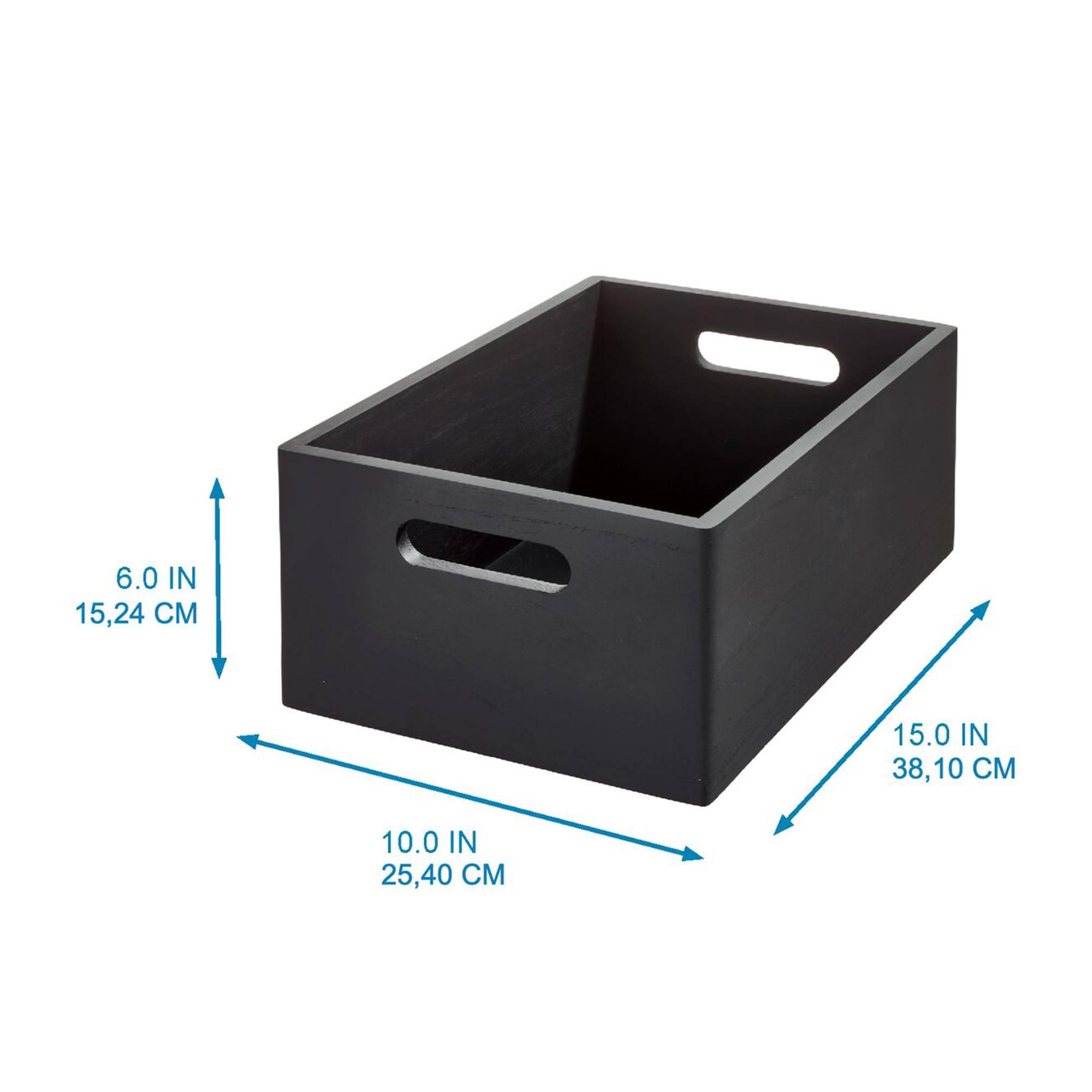 The Home Edit by iDesign Stacking All Purpose Bin Large Matte Black Image 4