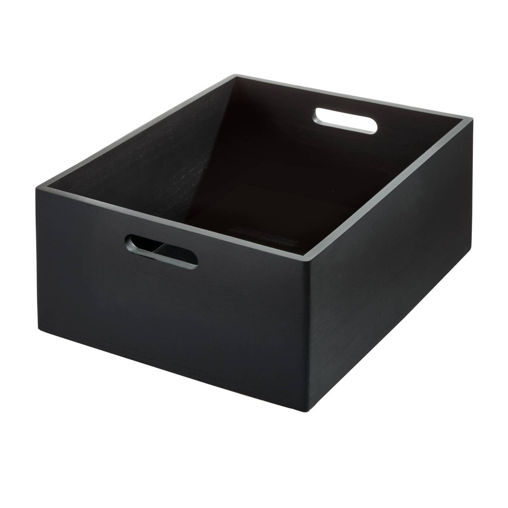 The Home Edit by iDesign Stacking All Purpose Bin XL Matte Black Image 1
