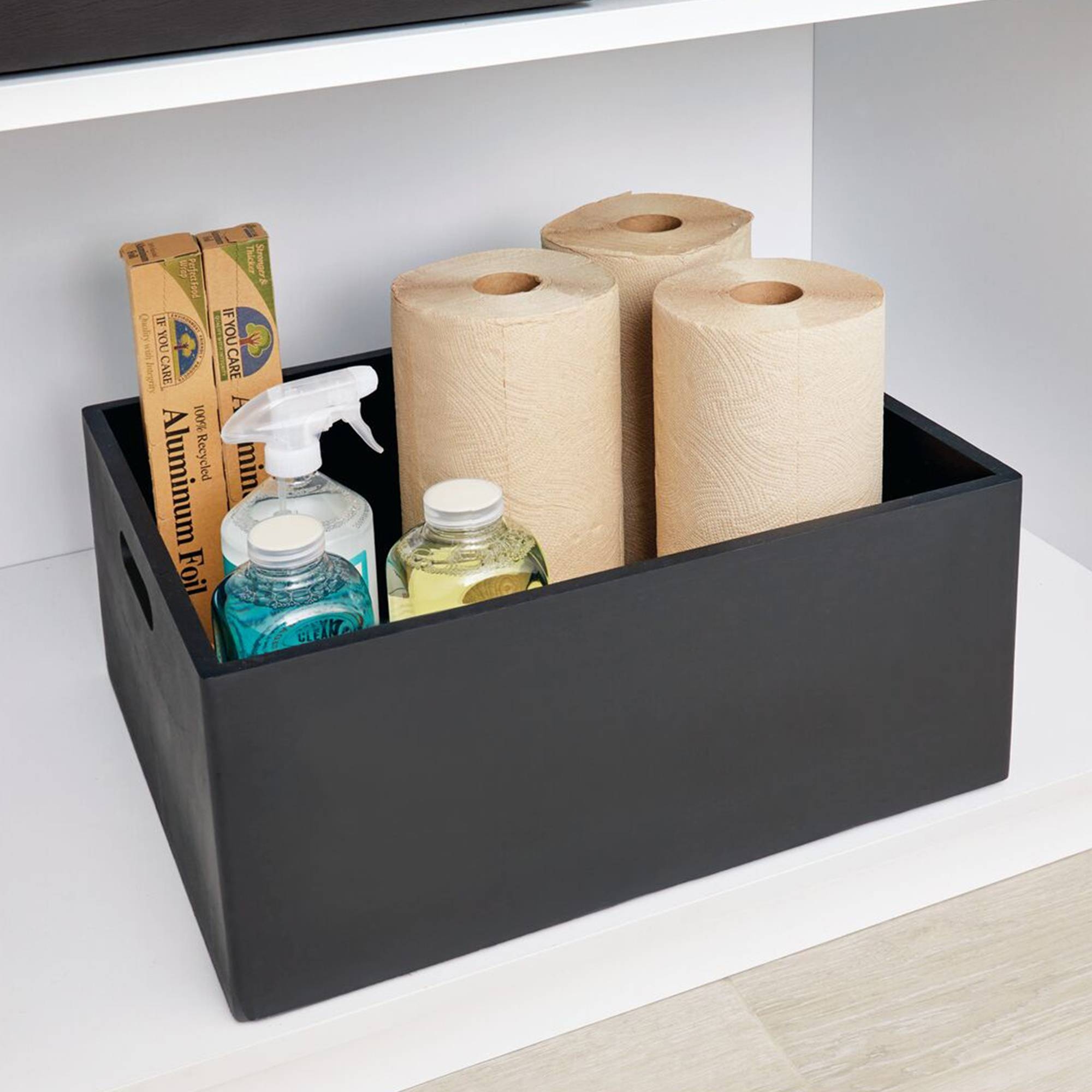The Home Edit by iDesign Stacking All Purpose Bin XL Matte Black Image 5